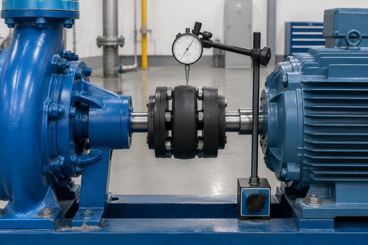 Dial-indicator alignment check