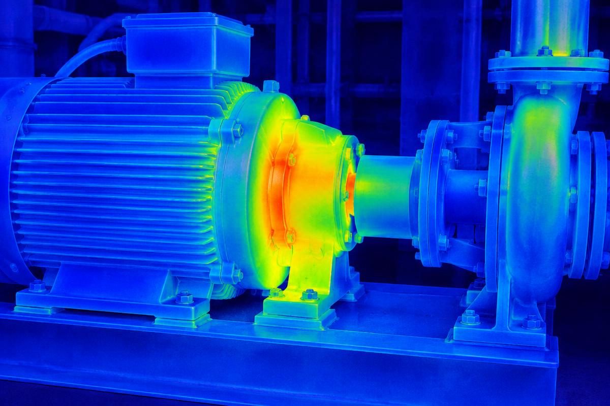 Motor thermography example