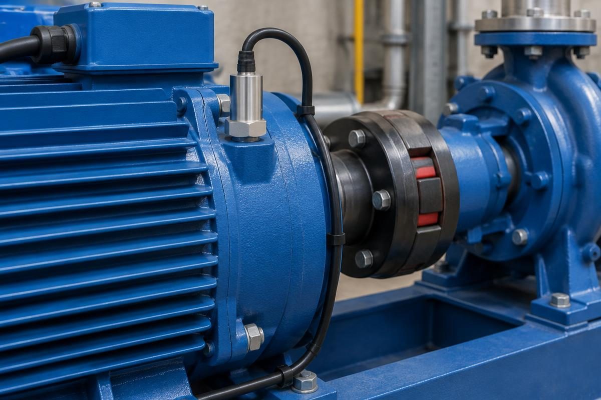 Drive-end vibration sensor mounting